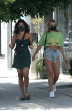 VANESSA HUDGENS and GG MAGREE Out Shopping in West Hollywood 09/02/2020