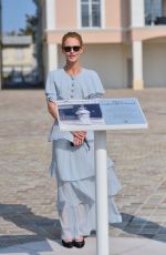 VANESSA PARADIS at Inauguration of Gabrielle Chanel Square at 46th Deauville American Film Festival 09/11/2020