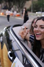 VICTORIA JUSTICE at 27th Annual Race to Erase MS: Drive-in at Rose Bowl in Pasadena 09/04/2020