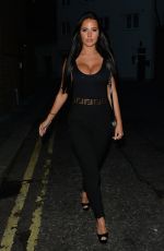 YAZMIN OUKHELLOU at Sexy Fish Restaurant in London 09/29/2020