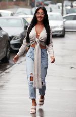 YAZMIN OUKHELLOU on the Set of The Only Way is Essex 09/03/2020