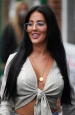 YAZMIN OUKHELLOU on the Set of The Only Way is Essex 09/03/2020