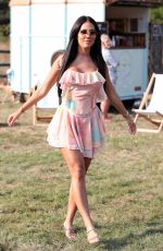 YAZMIN OUKHELLOU on the Set of The Only Way is Essex 09/15/2020