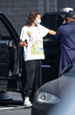 ZENDAYA Arrives at a Studio in Los Angeles 09/24/2020