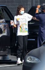 ZENDAYA Arrives at a Studio in Los Angeles 09/24/2020