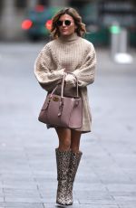 ZOE HARDMAN Arrives at Heart Radio in London 09/26/2020