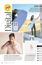 ZOE SALDANA in People en Espanol, October 2020