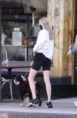 ABBY CHAMPION and Patrick Schwarzenegger at Kreation in Brentwood 10/29/2020