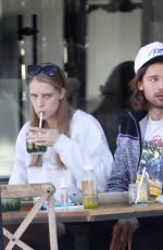 ABBY CHAMPION and Patrick Schwarzenegger at Kreation in Brentwood 10/29/2020