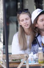 ABBY CHAMPION and Patrick Schwarzenegger Out for Lunch in Brentwood 10/29/2020