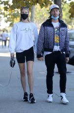 ABBY CHAMPION and Patrick Schwarzenegger Out for Lunch in Brentwood 10/29/2020