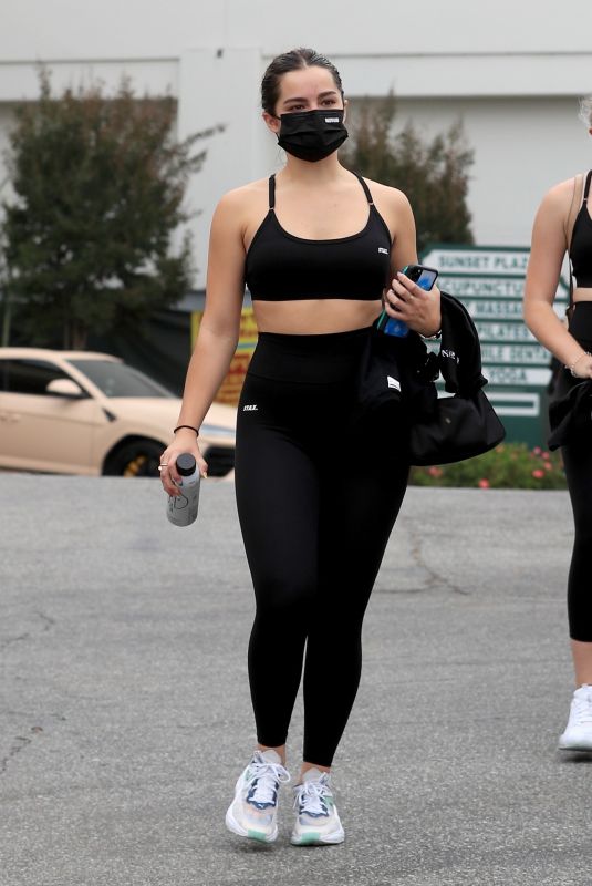 ADDISON RAE Leaves a Yoga Class in West Hollywood 10/20/2020