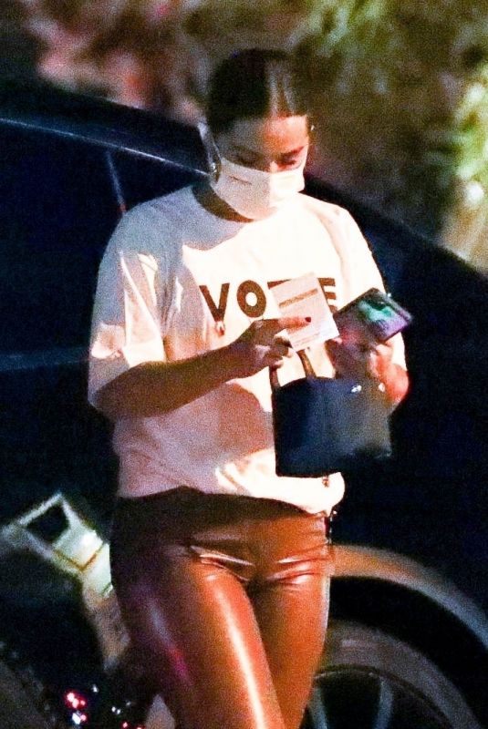 ADDISON RAE Leaves San Vicente Bungalow in West Hollywood 10/02/2020