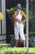 ALESSANDRA AMBROSIO Arrives at a Friend