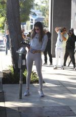 ALESSANDRA AMBROSIO Arrives at a Private Workout in West Hollywood 10/27/2020