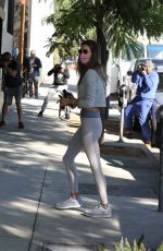 ALESSANDRA AMBROSIO Arrives at a Private Workout in West Hollywood 10/27/2020