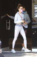 ALESSANDRA AMBROSIO Heading to a Private Workout Session in West Hollywood 10/27/2020