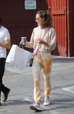 ALESSANDRA AMBROSIO Leaves Brentwood Country Mart 10/21/2020