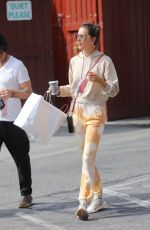 ALESSANDRA AMBROSIO Leaves Brentwood Country Mart 10/21/2020