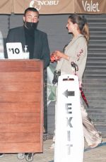 ALESSANDRA AMBROSIO Out for Dinner with Friends at Nobu in Malibu 100/08/2020