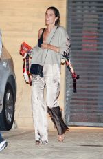 ALESSANDRA AMBROSIO Out for Dinner with Friends at Nobu in Malibu 100/08/2020