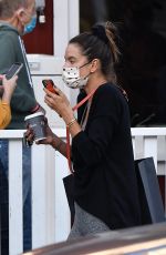 ALESSANDRA AMBROSIO Out for Ice Cream 10/28/2020