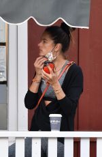 ALESSANDRA AMBROSIO Out for Ice Cream 10/28/2020