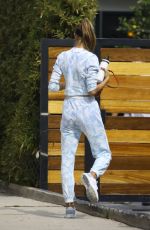 ALESSANDRA AMBROSIO Out in Los Angeles 10/06/2020