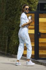 ALESSANDRA AMBROSIO Out in Los Angeles 10/06/2020