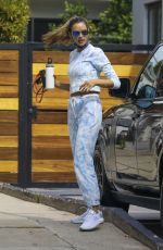 ALESSANDRA AMBROSIO Out in Los Angeles 10/06/2020