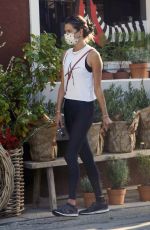 ALESSANDRA AMBROSIO Shopping at Country Mart in Brentwood 10/15/2020