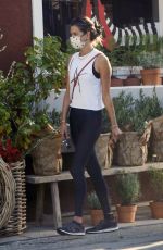 ALESSANDRA AMBROSIO Shopping at Country Mart in Brentwood 10/15/2020