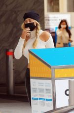 ALEXIS REN Casts Her Vote at a Ballot Box in West Hollywood 10/24/2020