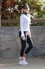 ALI LARTER Out Hiking in Santa Monica 10/12/2020