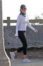 ALI LARTER Out Hiking in Santa Monica 10/12/2020