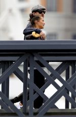 ALICIA VIKANDER and Michael Fassbender Out at a Park in Stockholm 10/03/2020