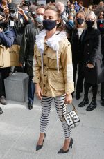 ALICIA VIKANDER Arrives at Louis Vuitton Fashion Show at PFW in Paris 10/06/2020