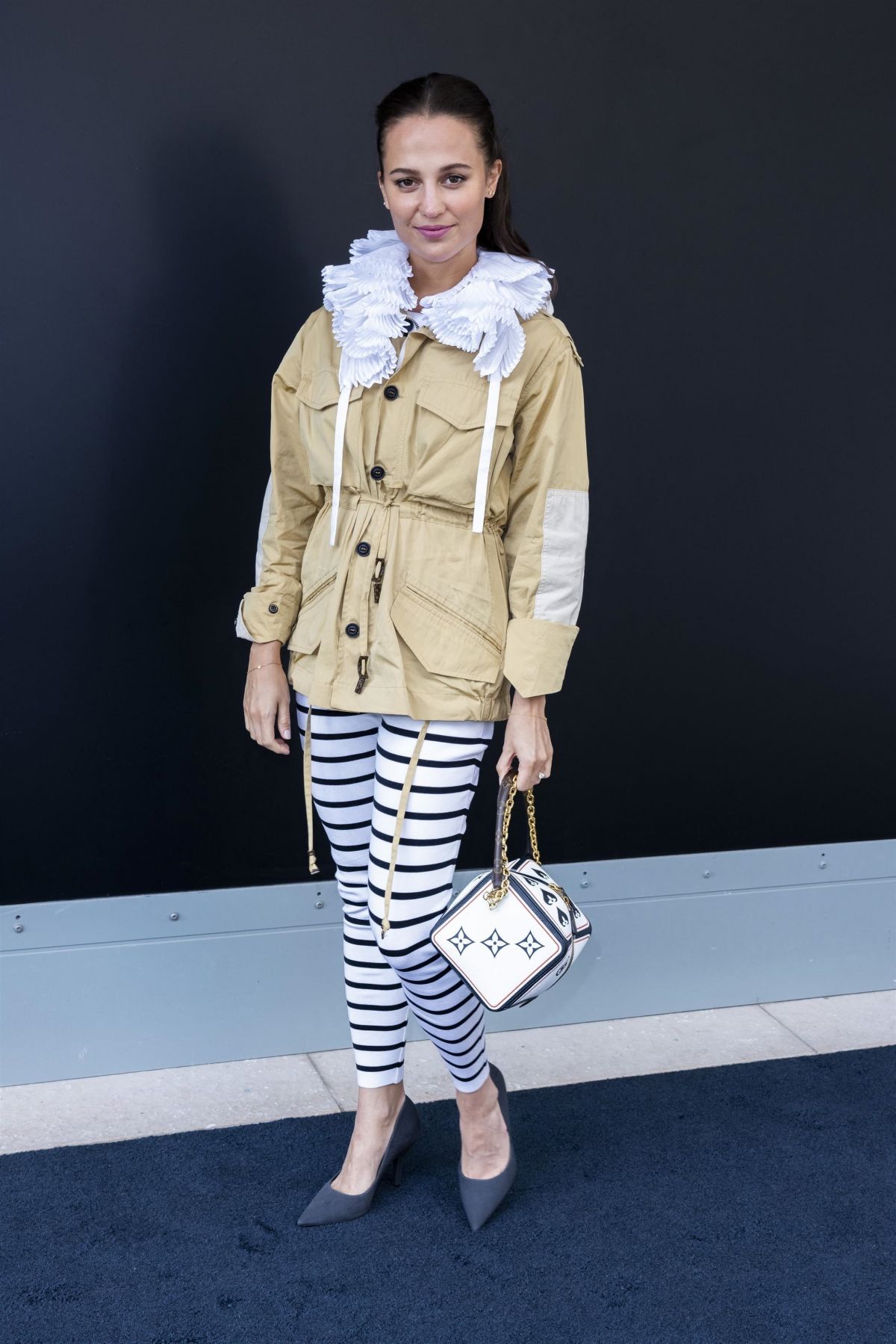 ALICIA VIKANDER at Spring/Summer 2021 Louis Vuitton Fashion Show in Paris 10/06/2020 – HawtCelebs