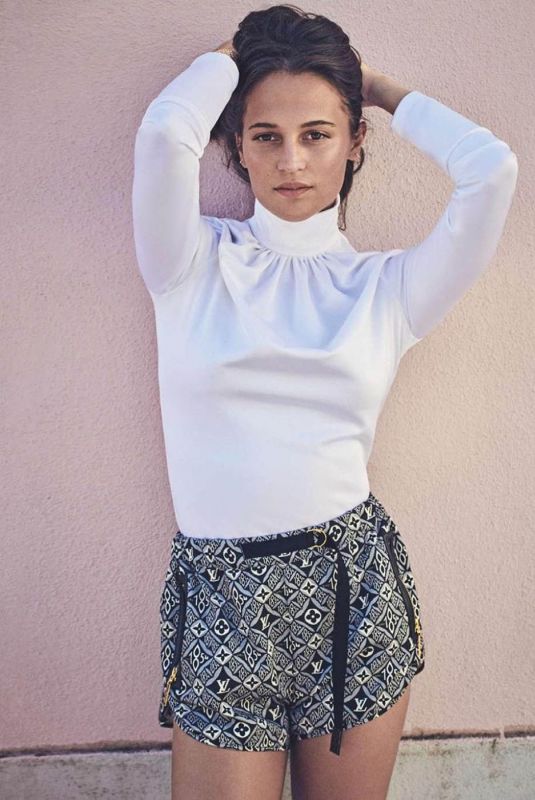 ALICIA VIKANDER for Elle Magazine, France September 2020