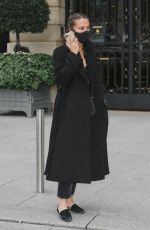 ALICIA VIKANDER Leaves Her Hotel in Paris 10/08/2020