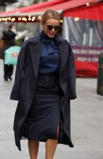 AMANDA HOLDEN Arrives at Global House in London 10/01/2020