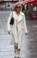 AMANDA HOLDEN Arrives at Global Studios in London 10/08/2020