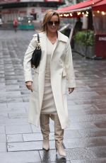 AMANDA HOLDEN Arrives at Global Studios in London 10/08/2020