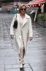 AMANDA HOLDEN Arrives at Global Studios in London 10/08/2020