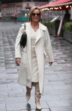 AMANDA HOLDEN Arrives at Global Studios in London 10/08/2020