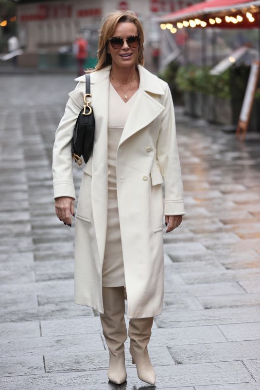 AMANDA HOLDEN Arrives at Global Studios in London 10/08/2020