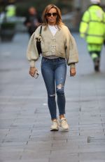 AMANDA HOLDEN Arrives at Global Studios in London 10/09/2020