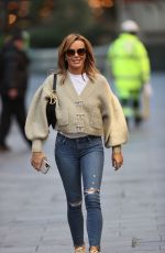AMANDA HOLDEN Arrives at Global Studios in London 10/09/2020