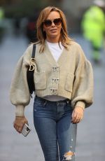 AMANDA HOLDEN Arrives at Global Studios in London 10/09/2020