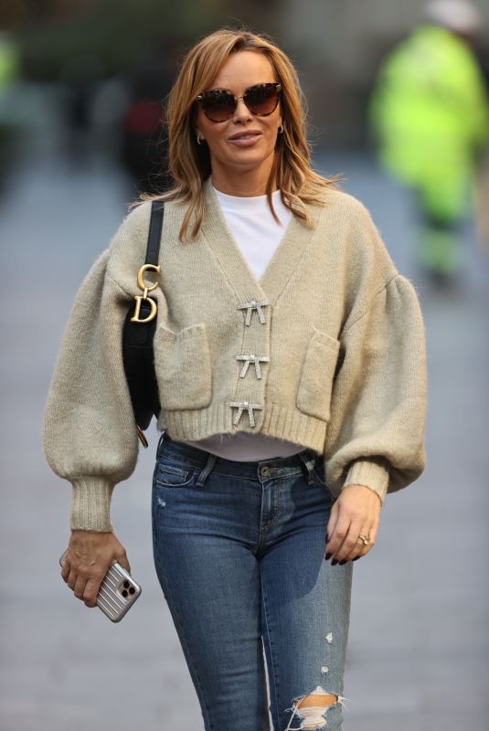 AMANDA HOLDEN Arrives at Global Studios in London 10/09/2020